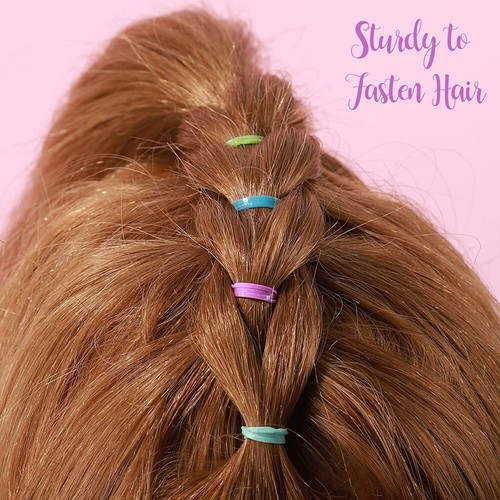4000pcs Elastic Hair Bands, Clear Hair Elastics Small Mini Girls Rubber Bands... - Picture 6 of 7