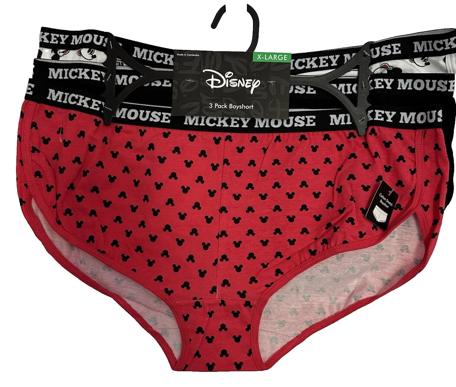 Bragas Disney negro tamaño regular para De mujer