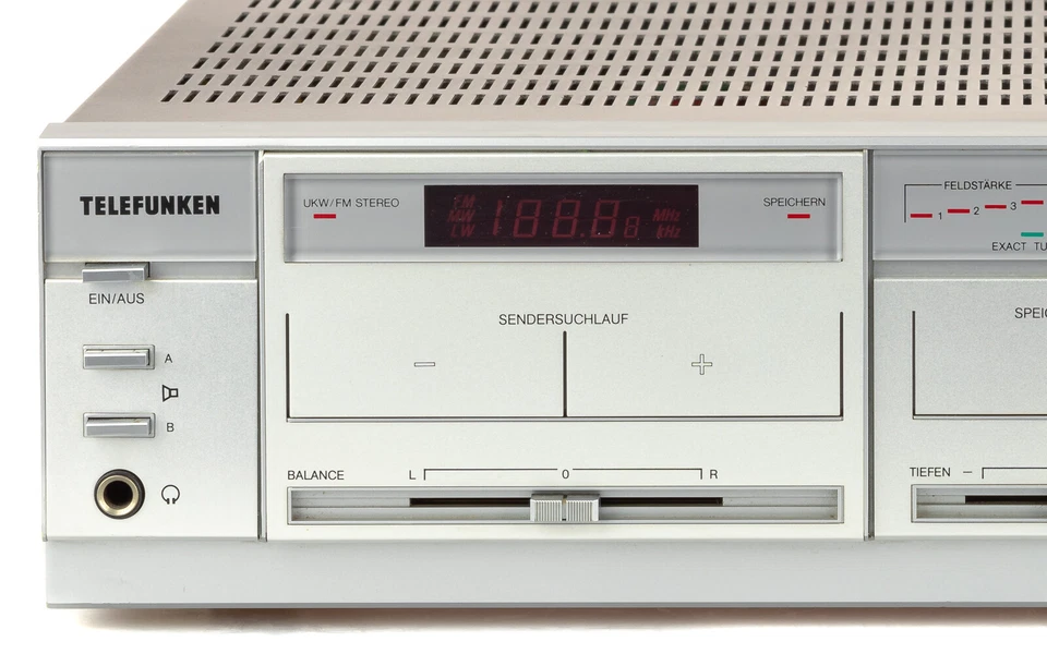 Telefunken HR800 Receiver / Phono Vollverstärker / gewartet 1 Jahr Garantie [1] - Bild 2 von 4