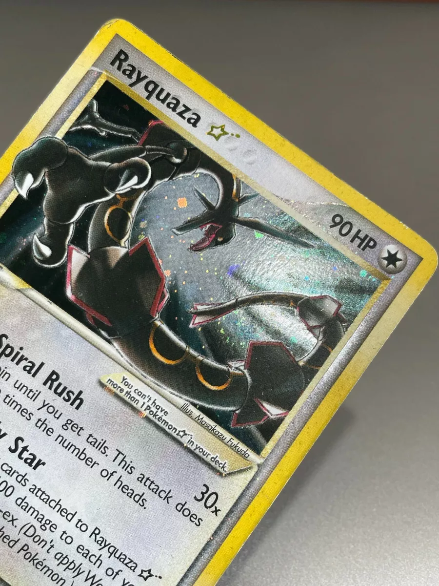 Carta Pokemon - RAYQUAZA GOLD STAR - EX DEOXYS em segunda mão