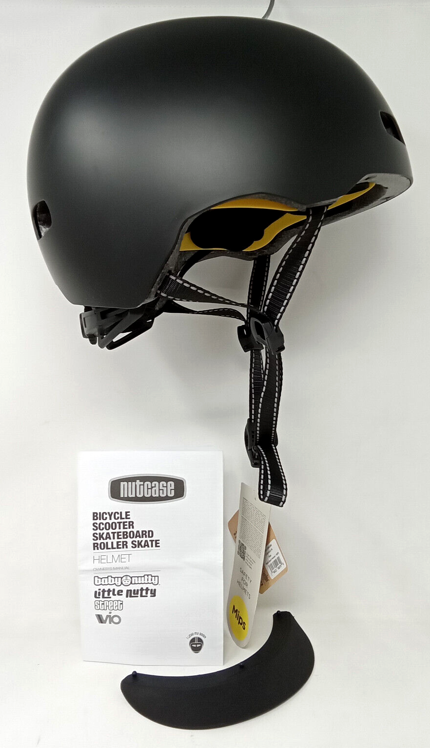 Nutcase Street MIPS Helmet - Onyx Solid Satin Medium - NOB - SHIPS FREE