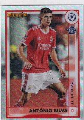 Topps Merlin Chrome CL 22/23 No. 145 Antonio Silva Rookie Silver Refractor