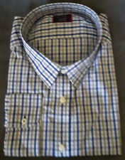 NWT MEN's UNTUCKit Long Sleeve Shirt - 3XL Regular - "ALMADEN" - 100 Cotton