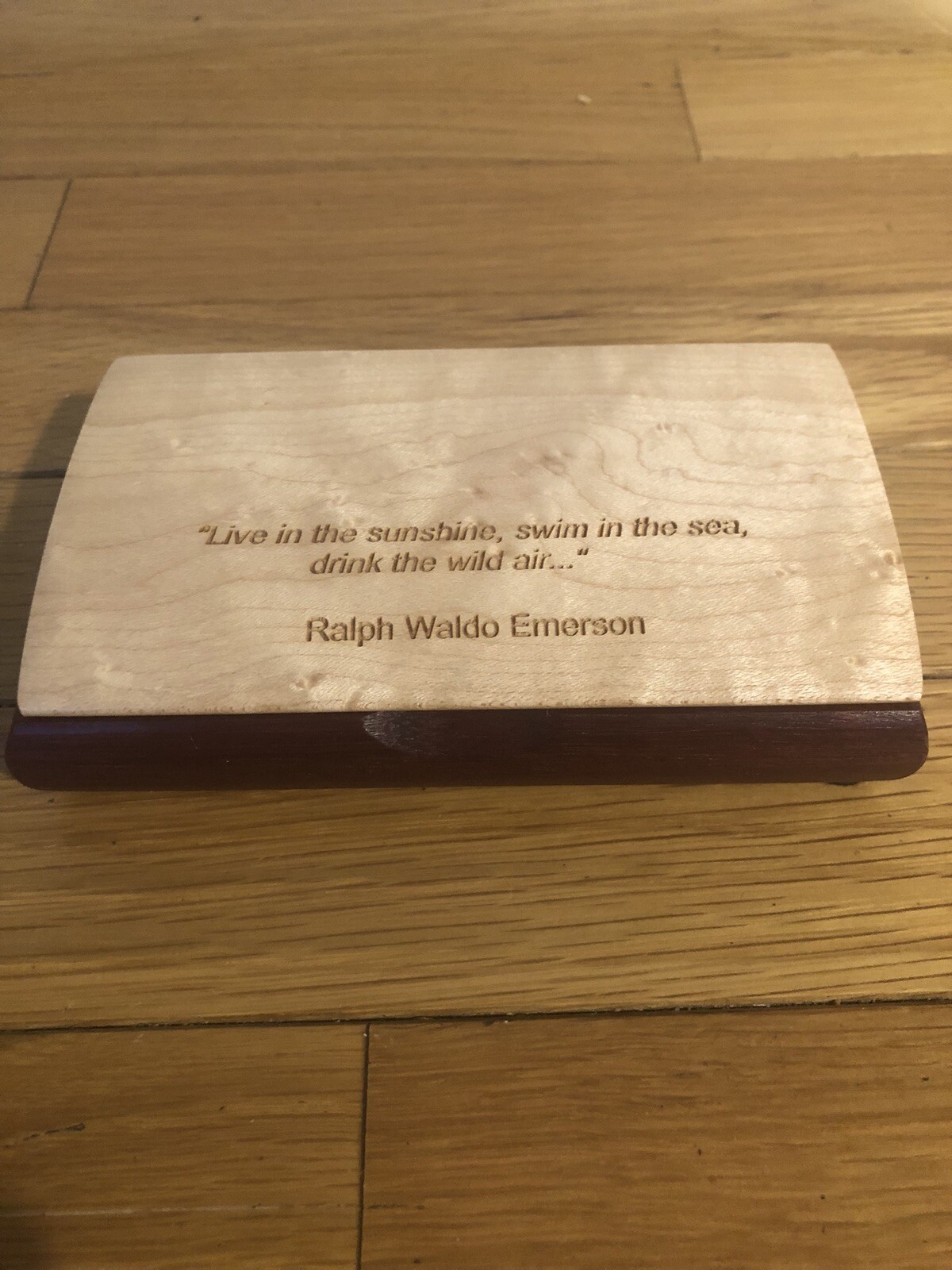 Mikutowski Wooden Birdseye Maple Trinket Box