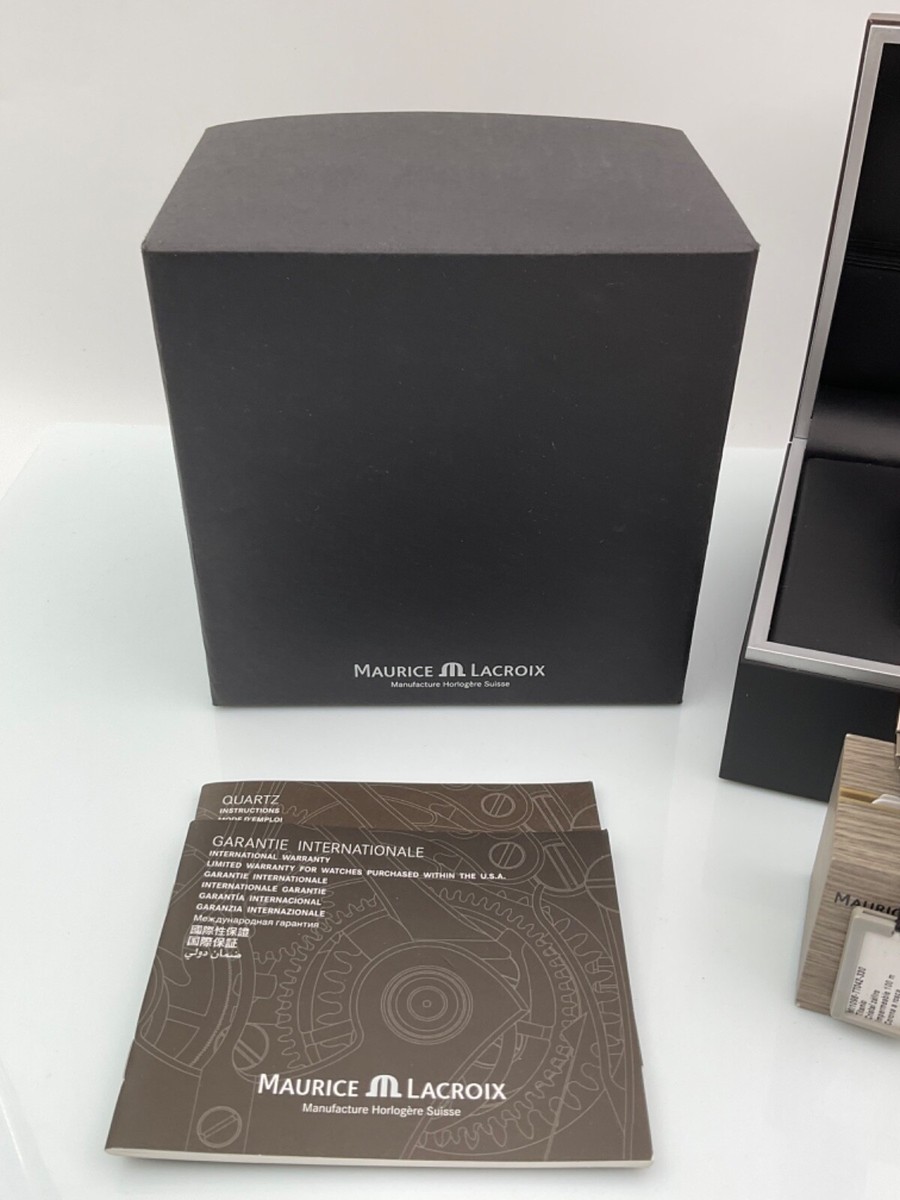 MAURICE LACROIX MIROS TITANIO MI1098-TT042-330 QUARTZ NEW! IN BOX 