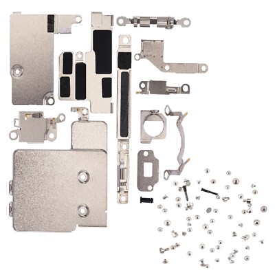 Für iPhone 13 Mini Halterung Schrauben Set Innen Metall Schilde Halteklammern Schrauben