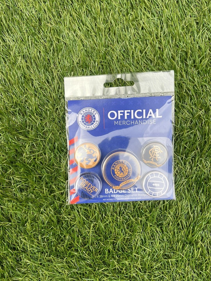 Official Glasgow Rangers FC 5x Badges Set brand new | eBay UK