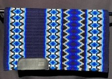 Western Show Horse Riding Handmade Saddle Pad Wool in 34 42