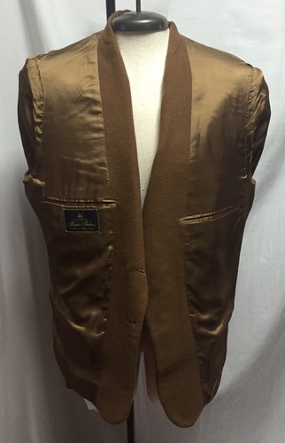 Brooks Brothers Men's Tan Sport Coat 100% Camel Hair Two Button Blazer 42 L USA - Picture 6 of 8