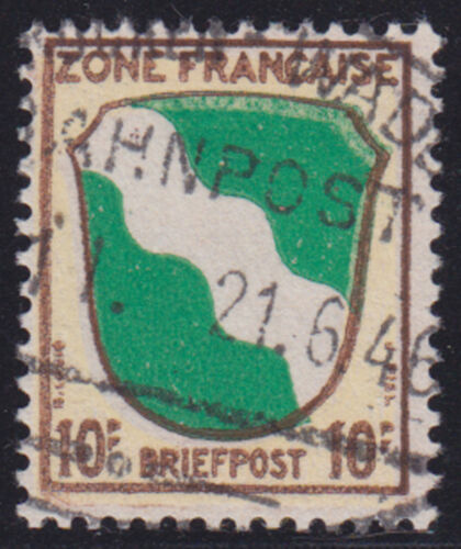 Zone Française 5 O 10 F Général Édition, Timbrés, Gespr. Schlegel BPP - Afbeelding 1 van 2