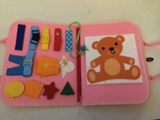 Toddler Busy Book   Interactive Sensory Book, Educational Busy Book for Toddlers