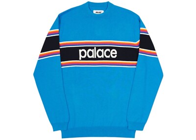 Palace Multi Stripe Knit Sweater Blue Size M SS 17 | eBay Palace Multi Stripe Knit Sweater Blue Size M SS 17 | eBay