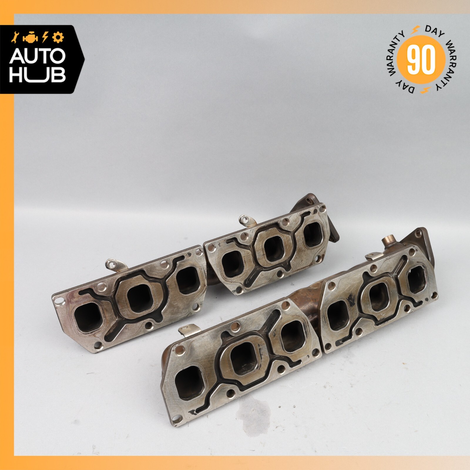 03-13 Bentley Continental Flying Spur 6.0L W12 Exhaust Manifold Set of 2 OEM