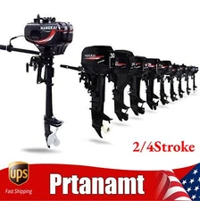 Outboard Motor 2-/4-Stroke Fishing Boat Engine Trolling Motor Air/Water Cooling