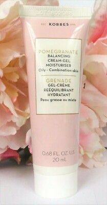 Korres Pomegranate Balancing CreamGel Moisturizer Oily skin 20ml New
