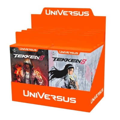 UNIVERSUS CCG Tekken 8: Display Clash Deck Jin Kazama Jun Kazama - ENG ENGLISH
