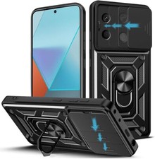 For Xiaomi Redmi Note 13 Pro Plus 4G 5G Case , Ring Stand Camera Phone Cover
