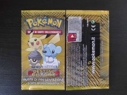 bustina promo promozionale POKEMON - NERO E BIANCO Destini Futuri 3 carte