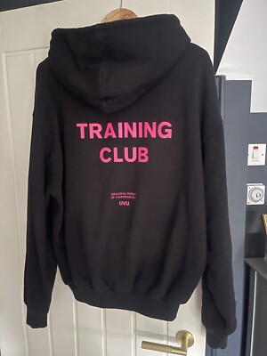 UVU Training Club Hoodie Black Pink Size Medium | eBay UK