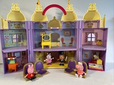 Peppa Pig Theater House With 4 Figures And Furniture 2003 Fold  Go Jazwares.