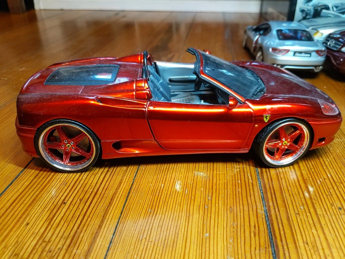 Ferrari 360 Spider Convertible Whips 1:18 Scale Diecast Model Car