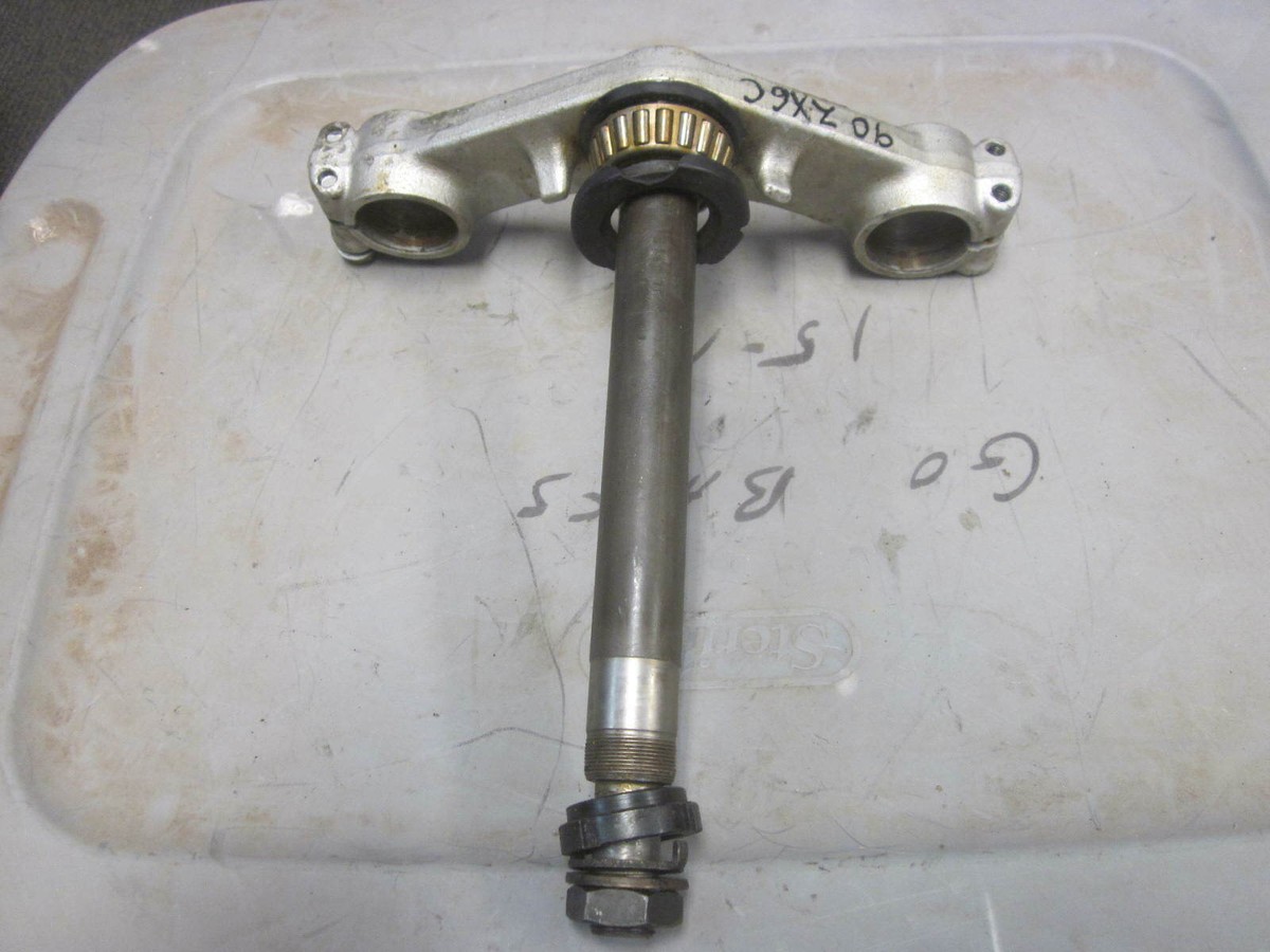 Kawasaki Triple Tree Steering Stem Under Fork Holder 1988