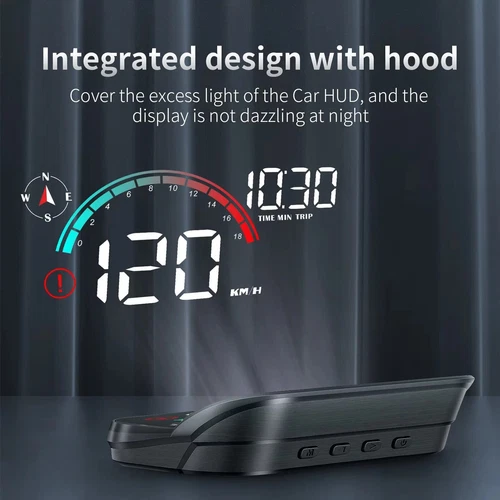 Head-Up-Display GPS Auto Universal HUD Geschwindigkeit Anzeige RPM Alarm - Bild 6 von 14