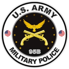 United States Army Military Police Bumper Sticker Military Soldier Decal 5"
