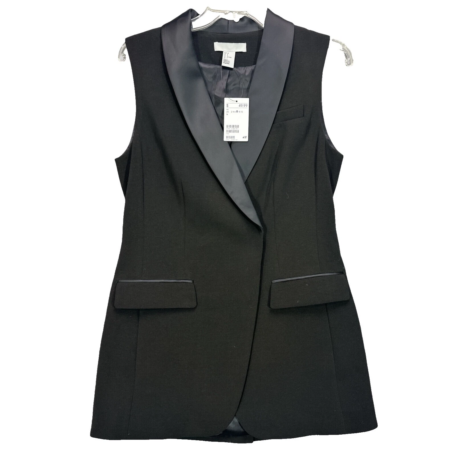 Черные пальто, куртки и жилеты для женщин H&M Business