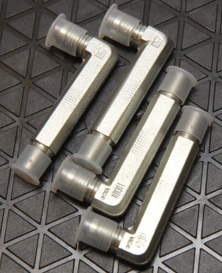 Brennan Industries 2501-LLL-04-02-FG 1/4" JIC to NPT elbow - 4 PACK - NOS - Image 3 of 4