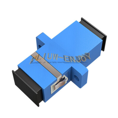 200pcs Fiber Optic Connector Adapter SC UPC SM Flange Simplex SC-SC Coupler