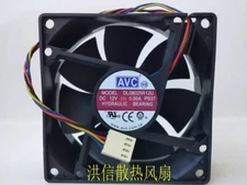 AVC DL08025R12U 8025 DC12V 0.50A 4-Pin PWM Speed Control Cooling Fan