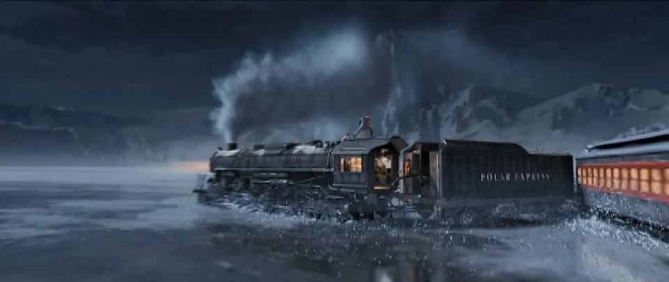 Juego de calcomanías de tren de película Polar Express escala 1:160 N Foto 2 de 4