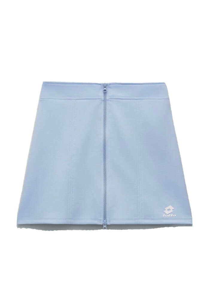 Zara Women Light Blue Lotto High Waisted Mini Skirt S | eBay