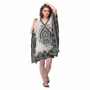kaftan mini dress