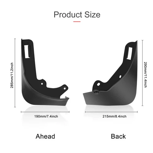 New Mud Flaps for Tesla Model Y 2020-2023 No Drilling Required Splash Guards US - Picture 10 of 12