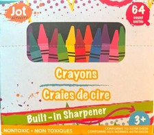 Crayons Non-Toxic Multi-Color - 64 Count. Ages 3 and up. Brand New
