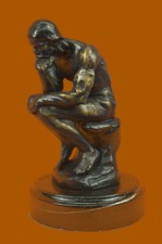 Bronze Sculpture SALE Elegant Rodin`S The Thinker Art Deco Statue
