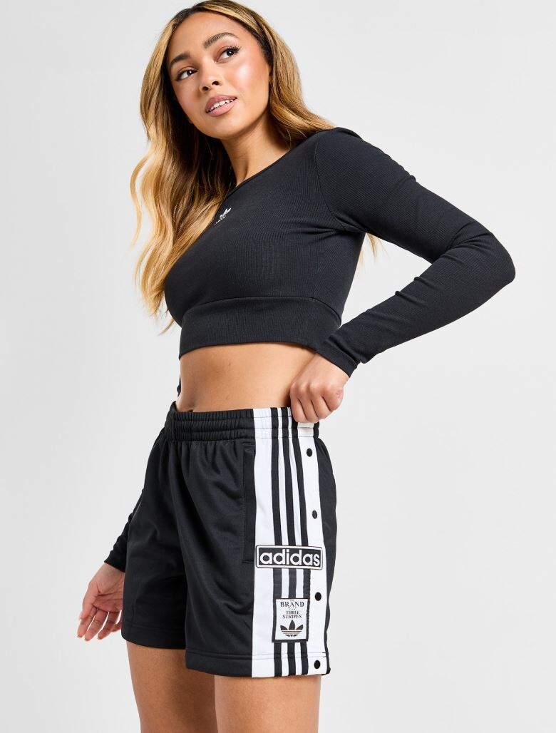 NEW ADIDAS ORIGINALS WOMENS ADIBREAK TREFOIL SHORTS ~SIZE MEDIUM