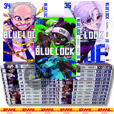 Blue Lock Manga NEW Vol 1-36 English Edition Half/Full Set By Yusuke Nomura DHL
