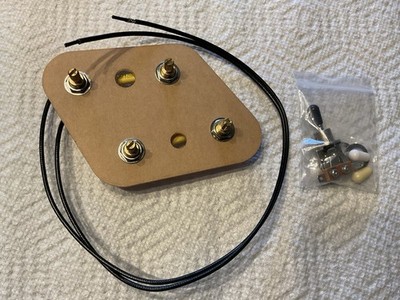 FLEOR Prewired 2T2V Guitar Wiring Harness 500k Kit for LP Guitar 