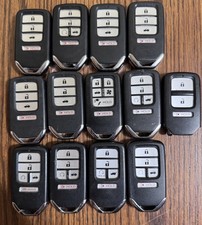 Lot Of 13 Used Oem Honda Smart Keyless Entry Remote Key Fob 3b 4b 5b 6b Fcc Mix Lot Of 13 Used Oem Honda Smart Keyless Entry Remote Key Fob 3b 4b 5b 6b Fcc Mix