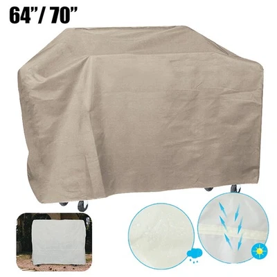 BBQ Gas Grill Cover Barbecue Waterproof Outdoor Heavy Duty UV Protection 64/70in