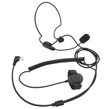 Boom Mic Ptt Earpiece Behind Head Over The Ear Two Way Radio Headset Headphon...