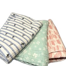 Aden  Anais Muslin Swaddle Baby Blanket Bundle Disney Mickey Heart Set of 3