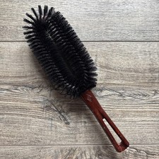 Stanley Brush for Clothes  Upholstery 10" Length Vintage Lint Fabric Brown