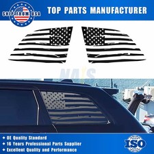Distressed Usa Flag Rear Window Trim Decals Vinyl For Jeep Grand Cherokee 11-21 Distressed Usa Flag Rear Window Trim Decals Vinyl For Jeep Grand Cherokee 11-21