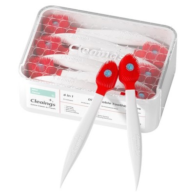 Mini Disposable Toothbrush Set with Toothpaste and Toothpick  Portable Travel...