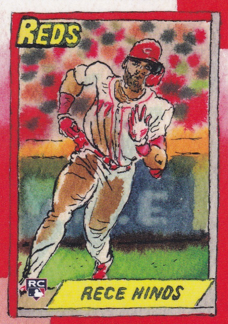 RECE HINDS TOPPS SHOEBOX TREASURES 1990 ROOKE FIRST LIGHT REDUX RC REDS #7 2025