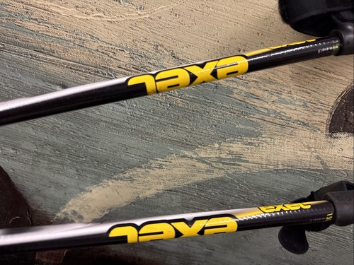 EXEL CENTRA 20% HS carbon composite shaft Cross Country SKI POLES 150cm FINLAND - Picture 13 of 19